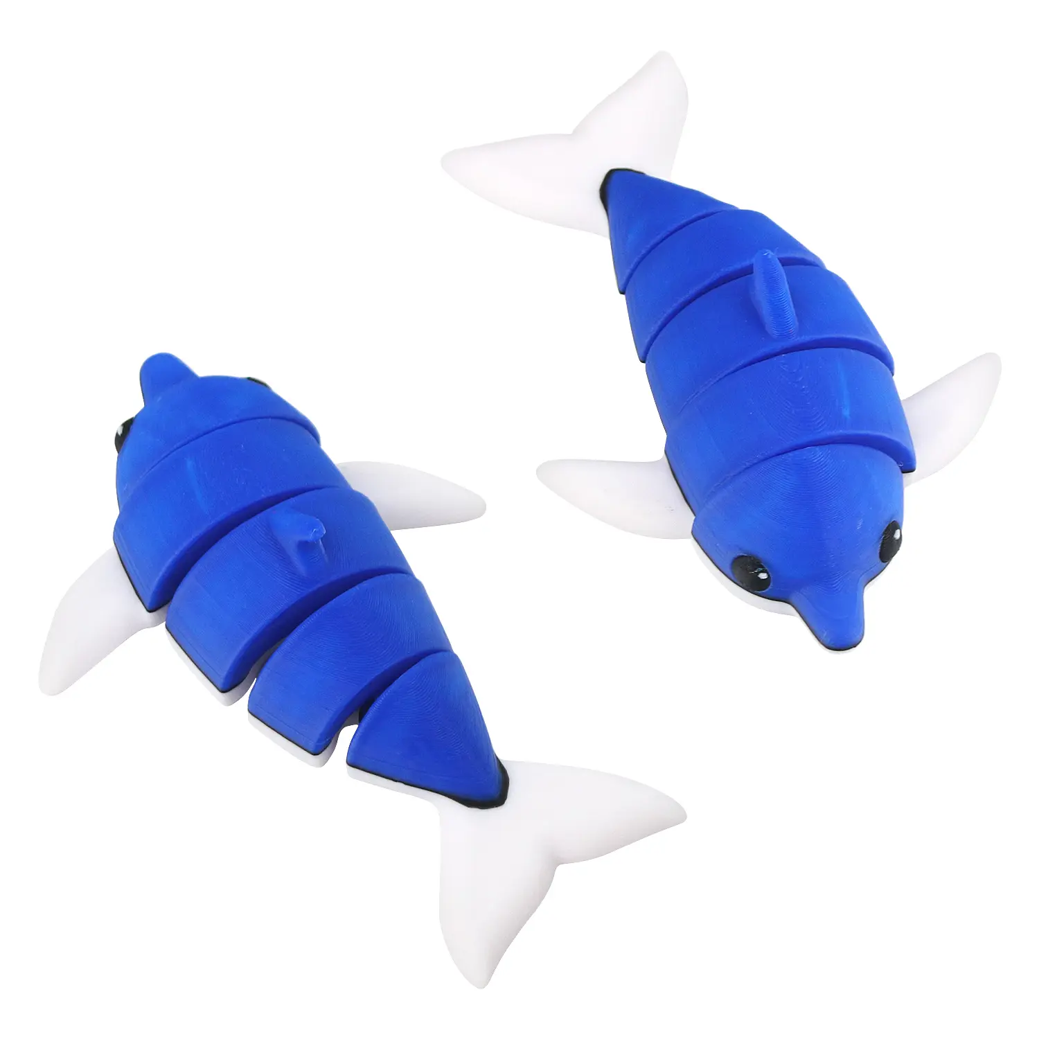 3D printing of small whales, simulation of animal models, collection of desktop decorations, decoration of ornaments, toys