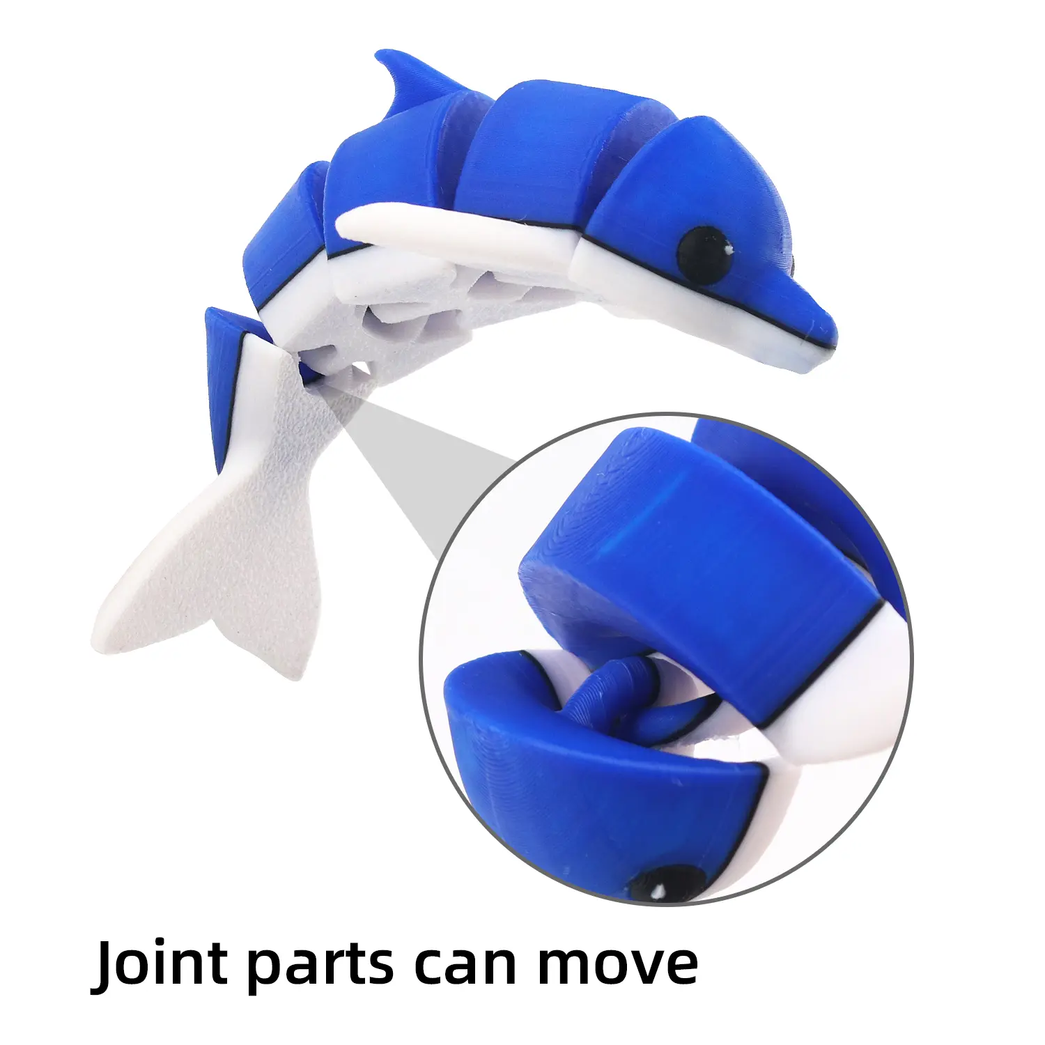 3D printing of small whales, simulation of animal models, collection of desktop decorations, decoration of ornaments, toys