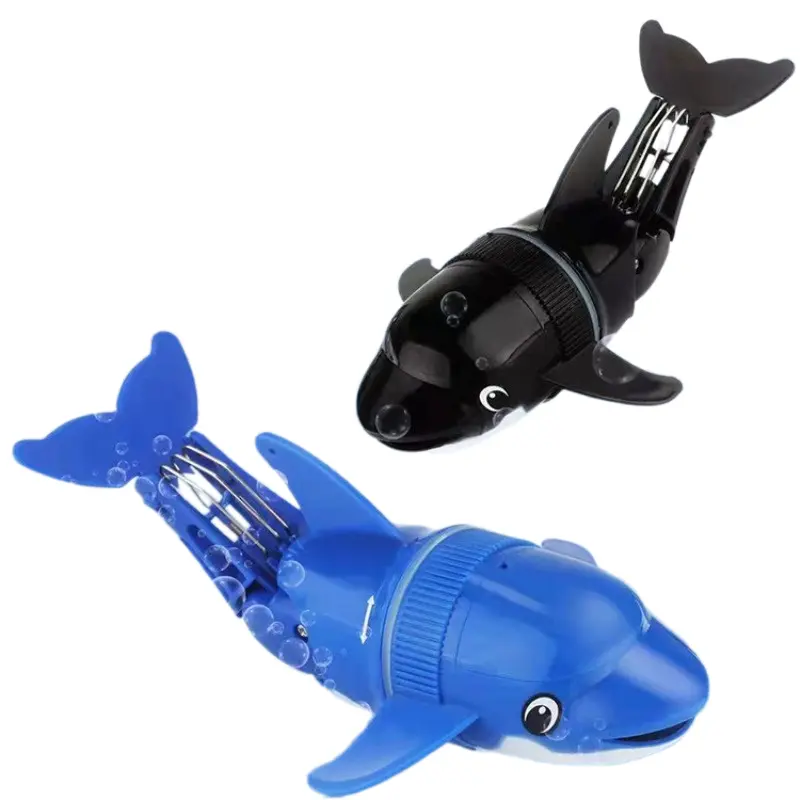 Cartoon Electric Dolphin Toy Water Playing Fish Rolling Toys Electric Swinging Fish Children Bath Toys For Kid Birthday Gifts