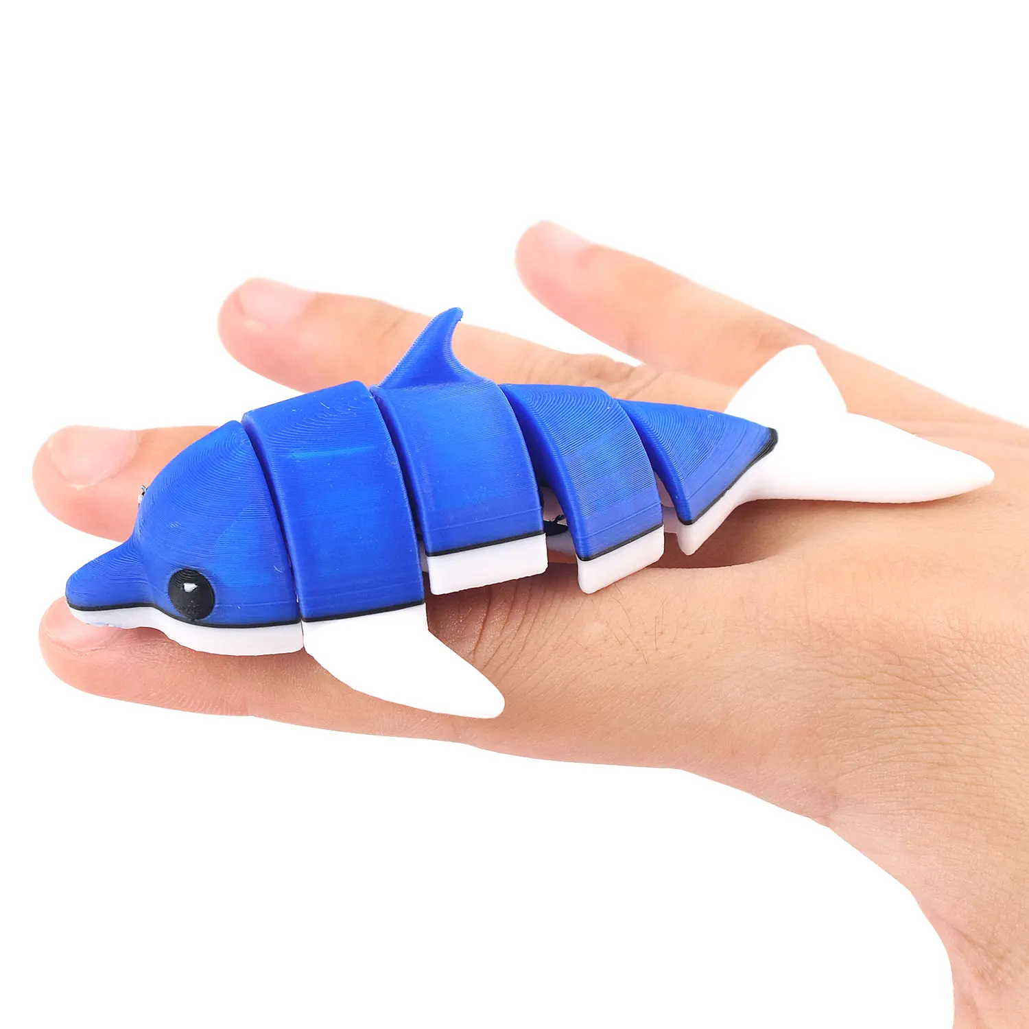 3D printing of small whales, simulation of animal models, collection of desktop decorations, decoration of ornaments, toys