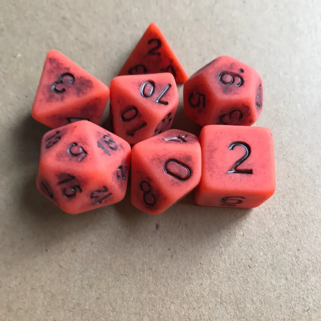 Dnd Dice Set 7pcs/lot Multicolors D20 D12 D10 D8 D6 D4 Role Playing Polyhedral Dice for Board Game DND RPG Game Multi-sided Dice