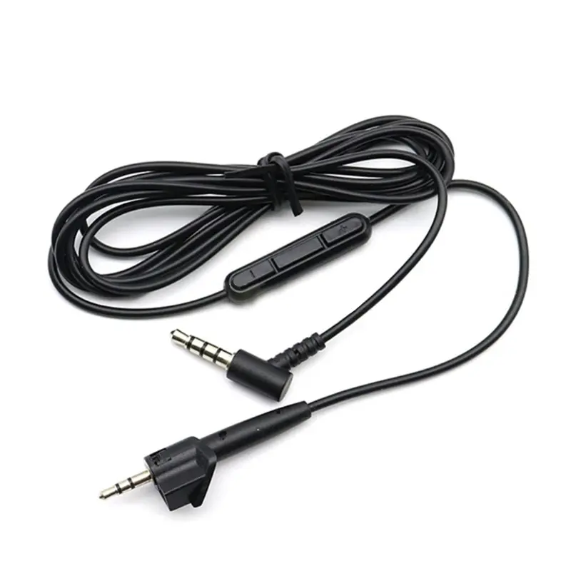 1.5m Audio Cable with Mics for Bose AE2 AE2i Headphone 3.5mm/2.5mm Replacement Stereo Cord Fidelity Sound Quality