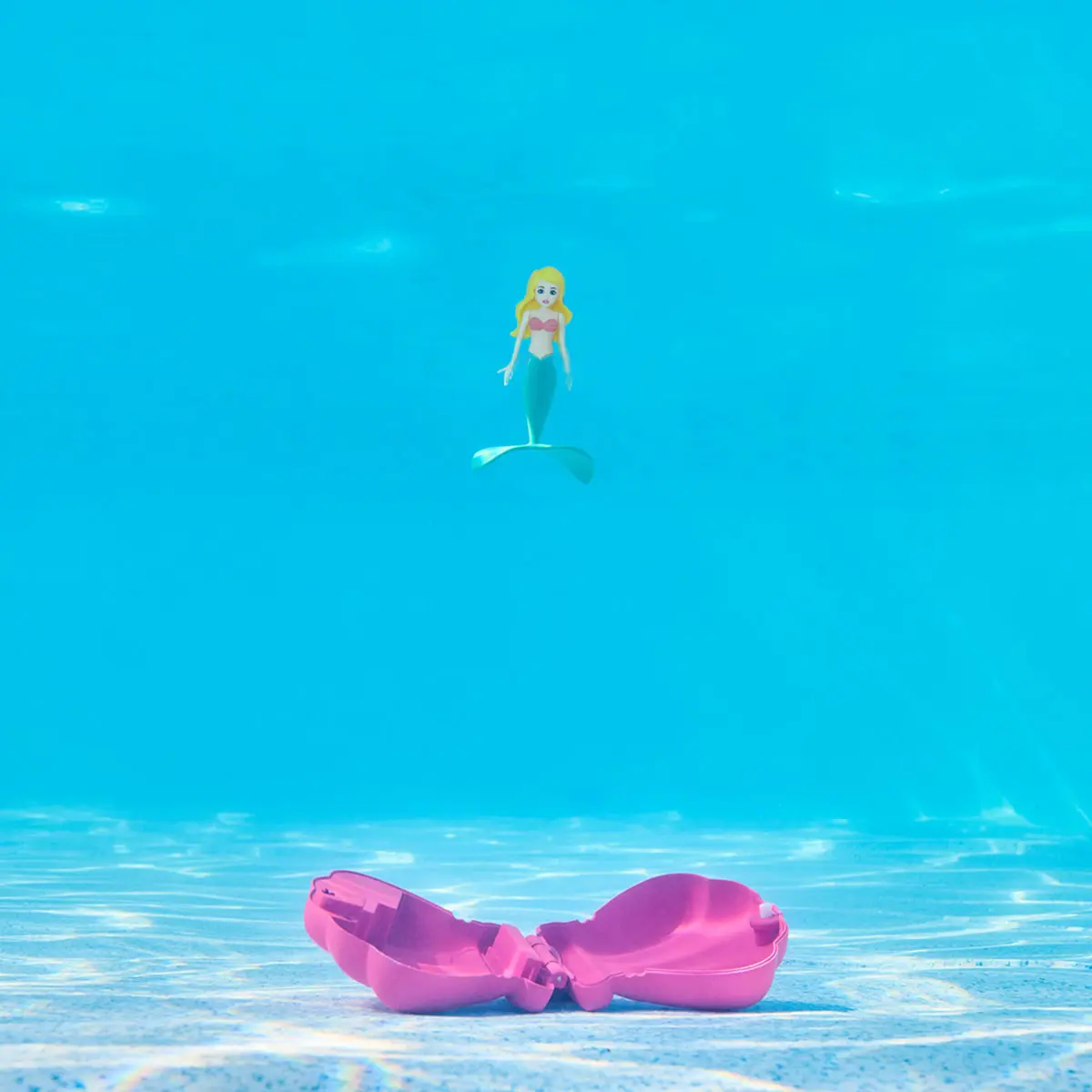 Mermaid Dive Toys Transparent shell Bath Toys Colorful Mermaid Pool Toys Swimming Pool Game for Toddlers Boys Girls Teens Adult
