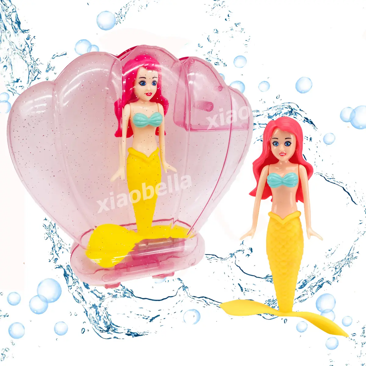 Mermaid Dive Toys Transparent shell Bath Toys Colorful Mermaid Pool Toys Swimming Pool Game for Toddlers Boys Girls Teens Adult