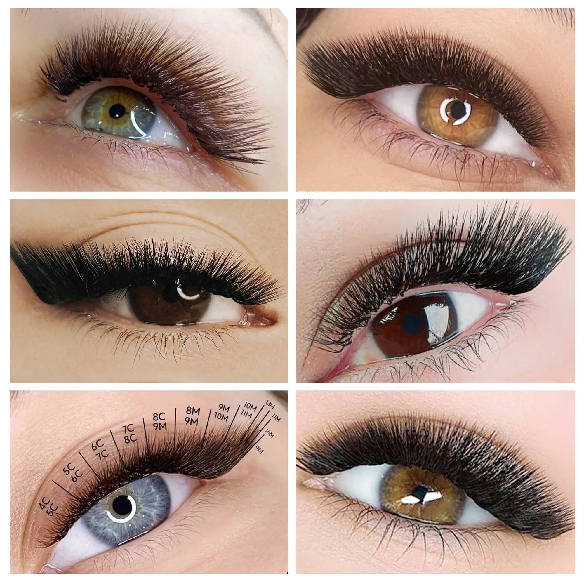 LAKANAKU 5D W L M Curl Lashes Cilia and Brazilian Volume 6D W Sharp Volume Supplies Makeup Wholesale