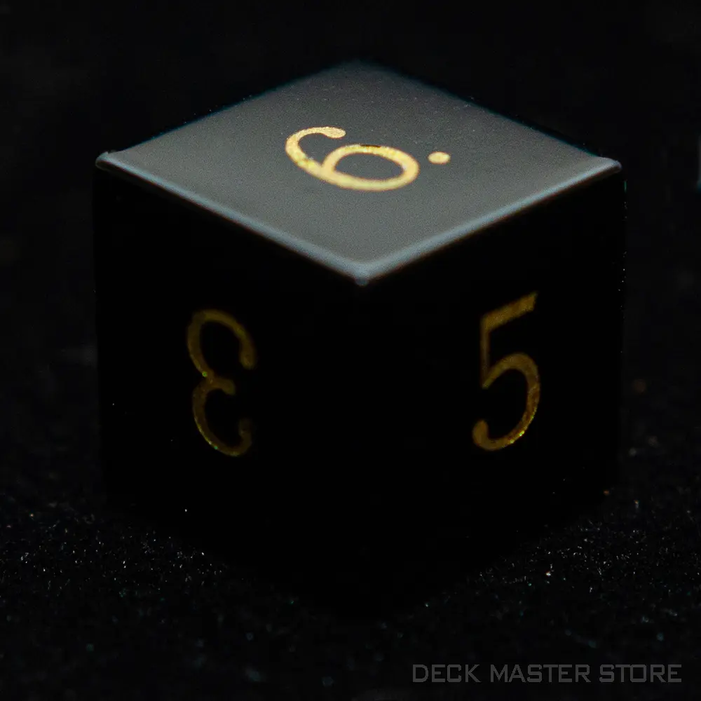Black Obsidian Dice Polyhedral Gemstone Various Shapes Digital D20 DnD Dice for D&D TRPG Tabletop Games Board Games Dice