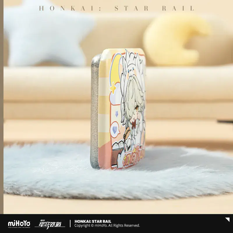 miHoYo Game Official Honkai Star Rail Male Dormitory Serie Q-version Square Badge Sunday Blade DanHeng Brooch Cosplay Xmas Gifts