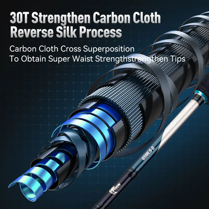 LEYDUN SHARKRY  Boat Tip Run Rod Pattern Squid Fishing Rod ML Soild Tip Ultra Light Carbon Reel seat FUJI Guide Spinning Rods