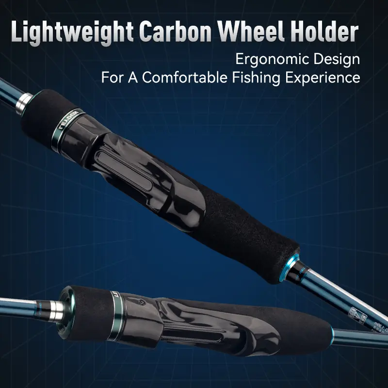 LEYDUN SHARKRY  Boat Tip Run Rod Pattern Squid Fishing Rod ML Soild Tip Ultra Light Carbon Reel seat FUJI Guide Spinning Rods