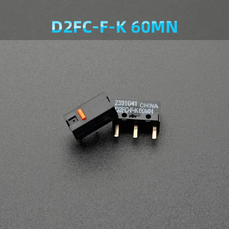2pcs Mouse Micro switch Microswitch D2FC-F-K 60MN suitable for Logitech G304 305 G403 G502 G603 G703 G900 G903 D2FC-F-7N 10M 20M