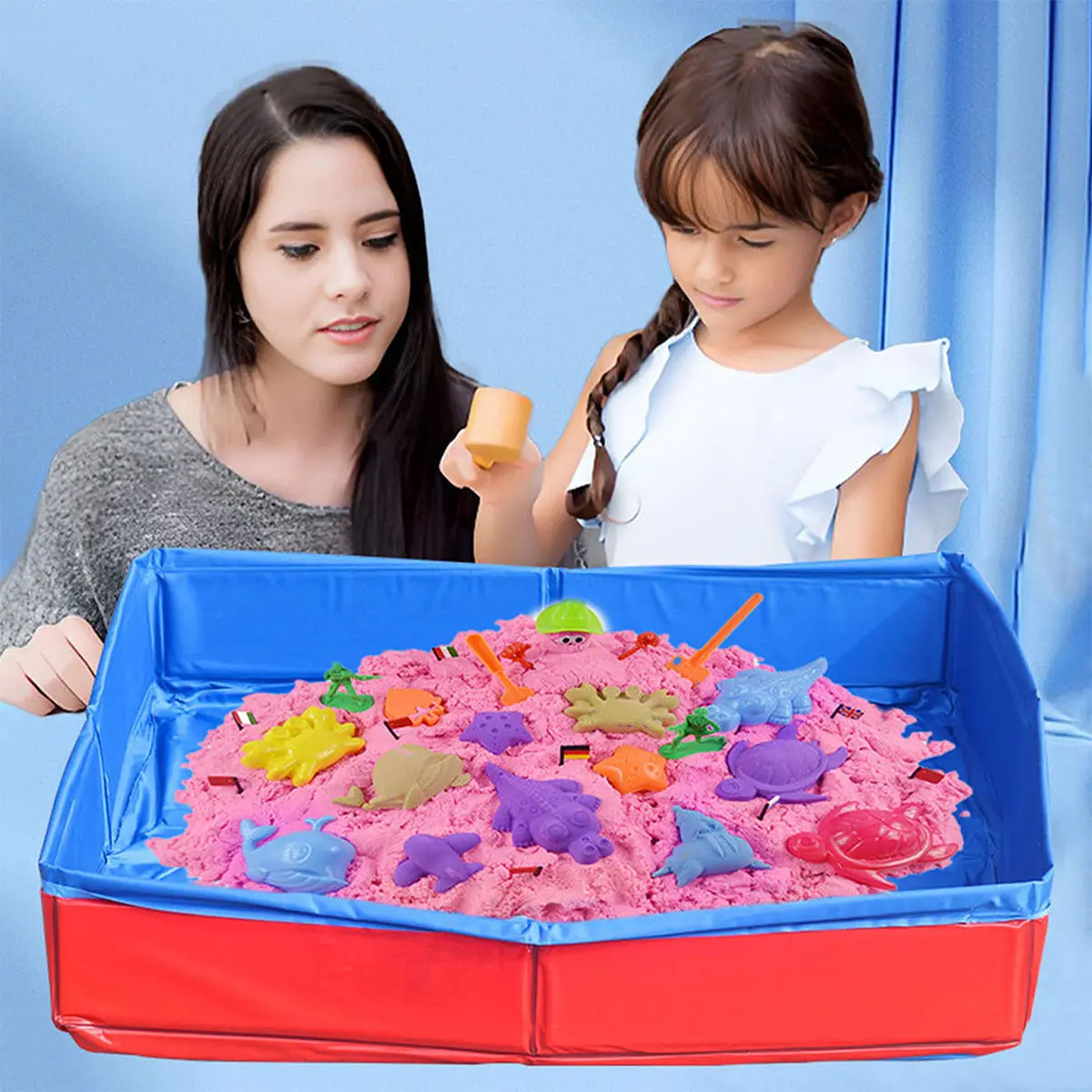 Beach Toys for Kids Sandbox for Beach Children Outdoor Games Sand Castle Toys Sand Box for Kids Boys Girl for Christmas Birthday