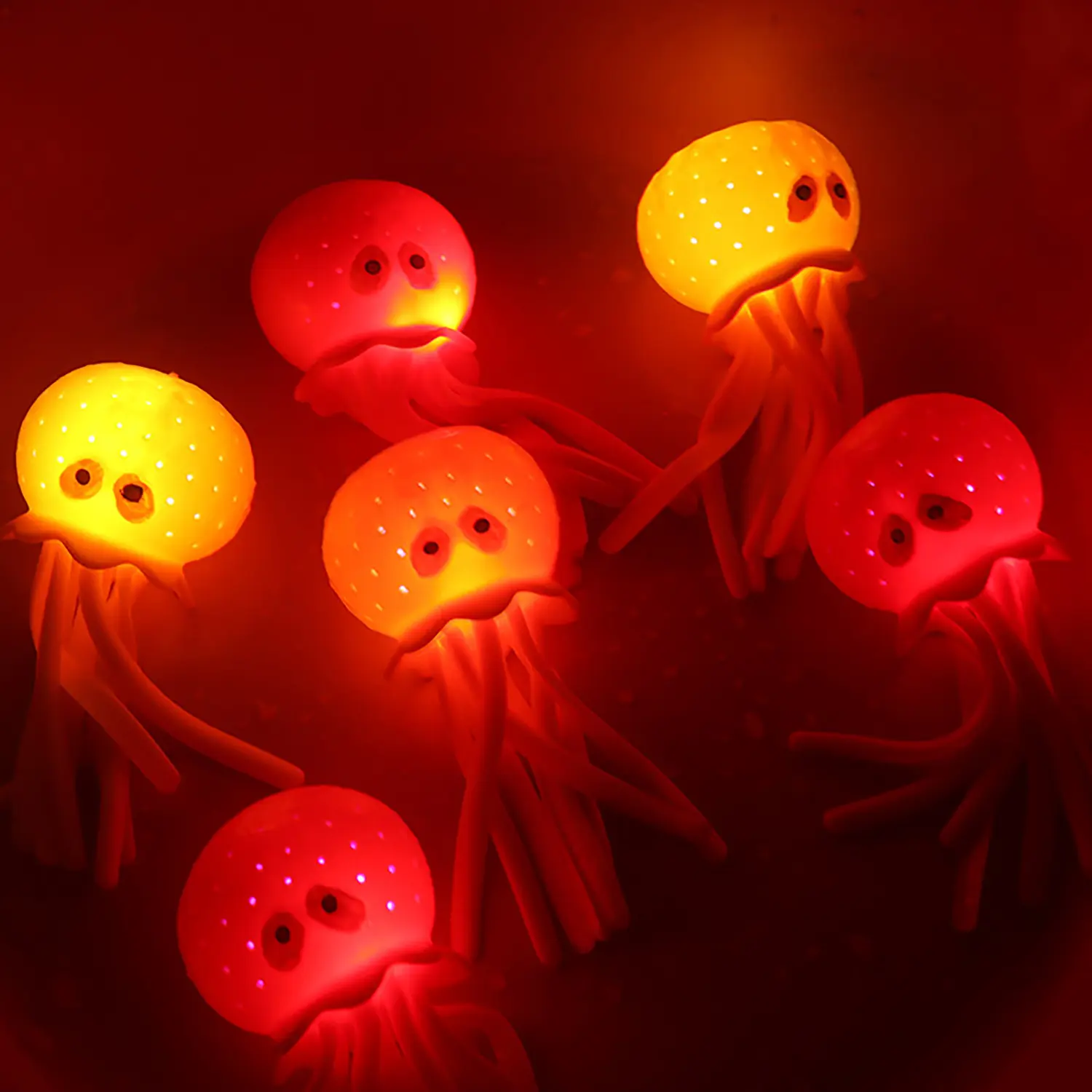 Luminescent Water Spray Octopus Sponge Absorbs Water Octopus Swimming Shower Toy Children's Summer Water Playing