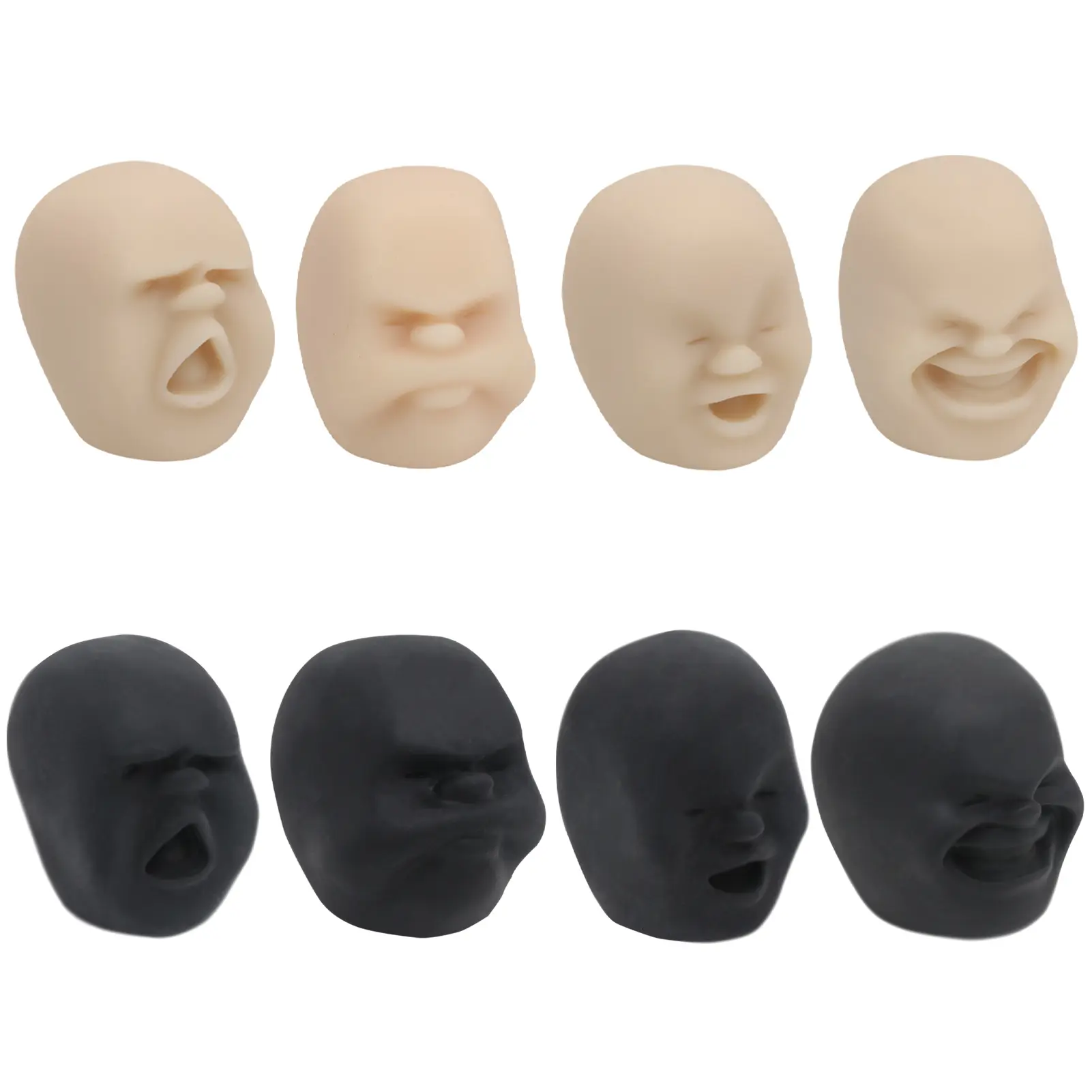 Human Face Emotion Vent Ball Resin Relax Doll Fun Novelty Caomaru Antistress Ball Toy Adult Stress Relieve Novelty Toys Gifts ﻿