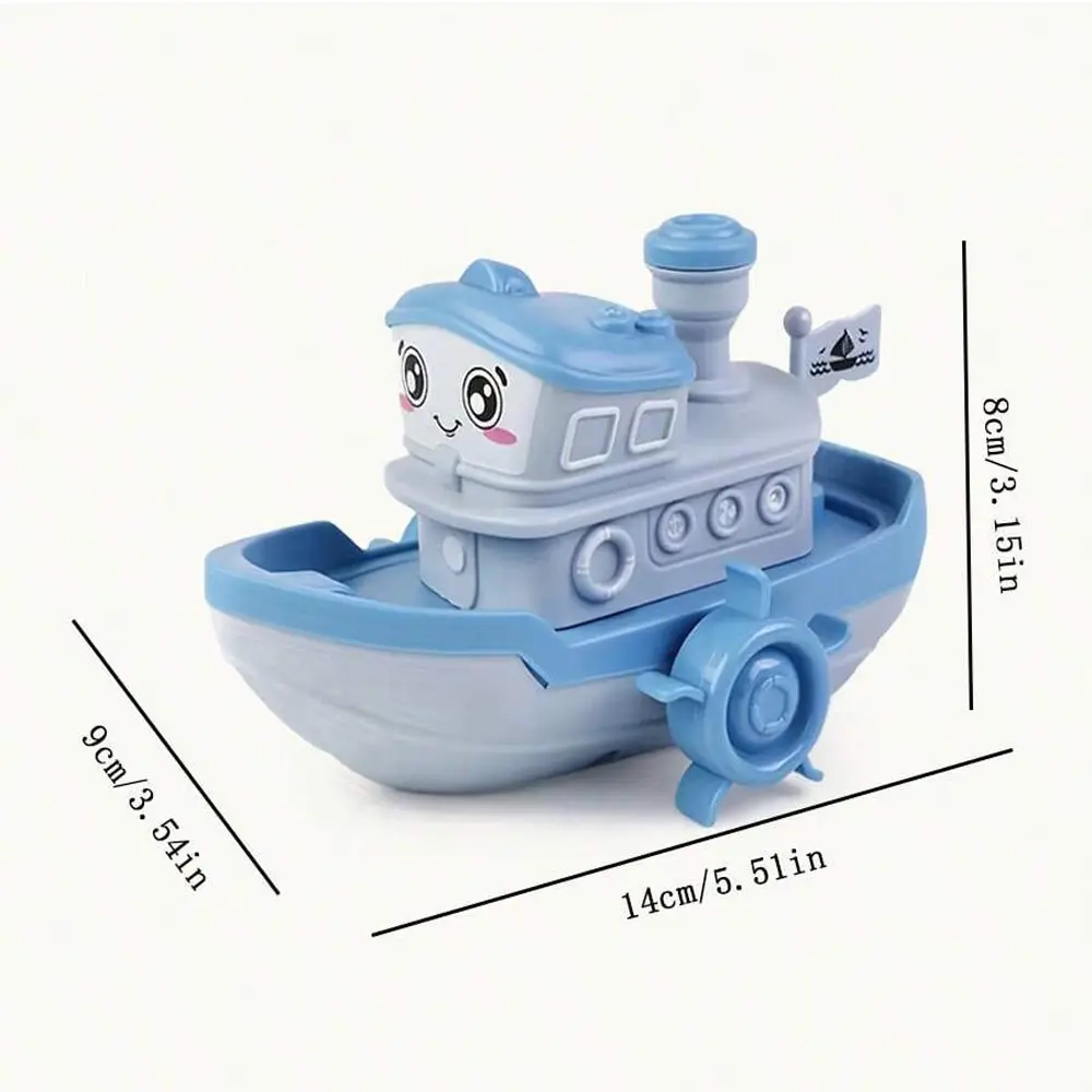 Float Kids Bath Toys Swimming Cute Wind-up Boat Floating Water Toys For Kids Boys And Girls Cute Pool Toys Christmas Gifts