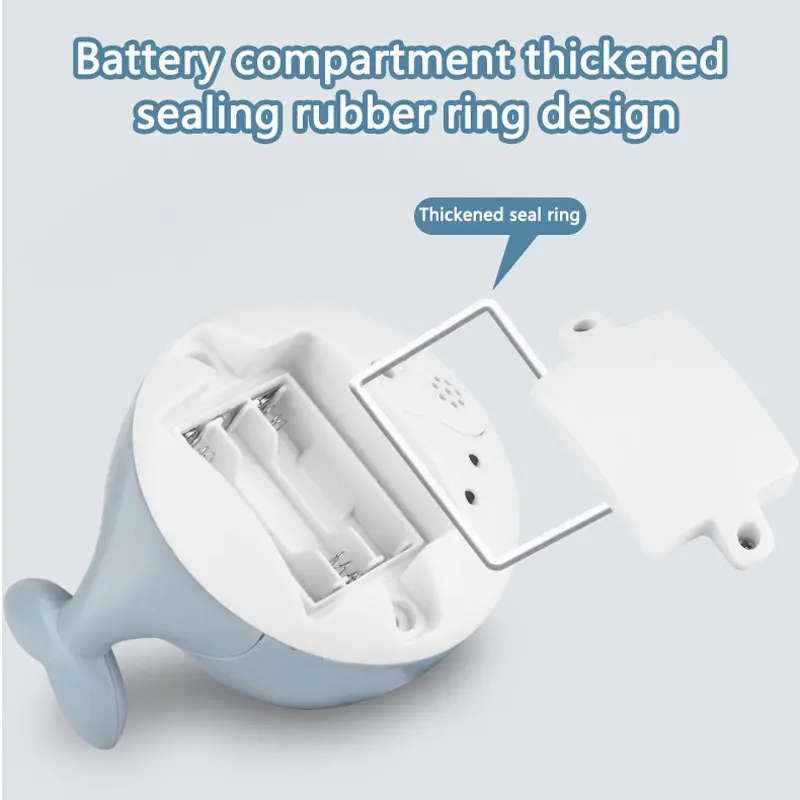 Baby Bath Toys Spray Water Shower Toys for Kids Electric Octopus Whale Bath with LED Light  Automatic Sensing Squirting Water