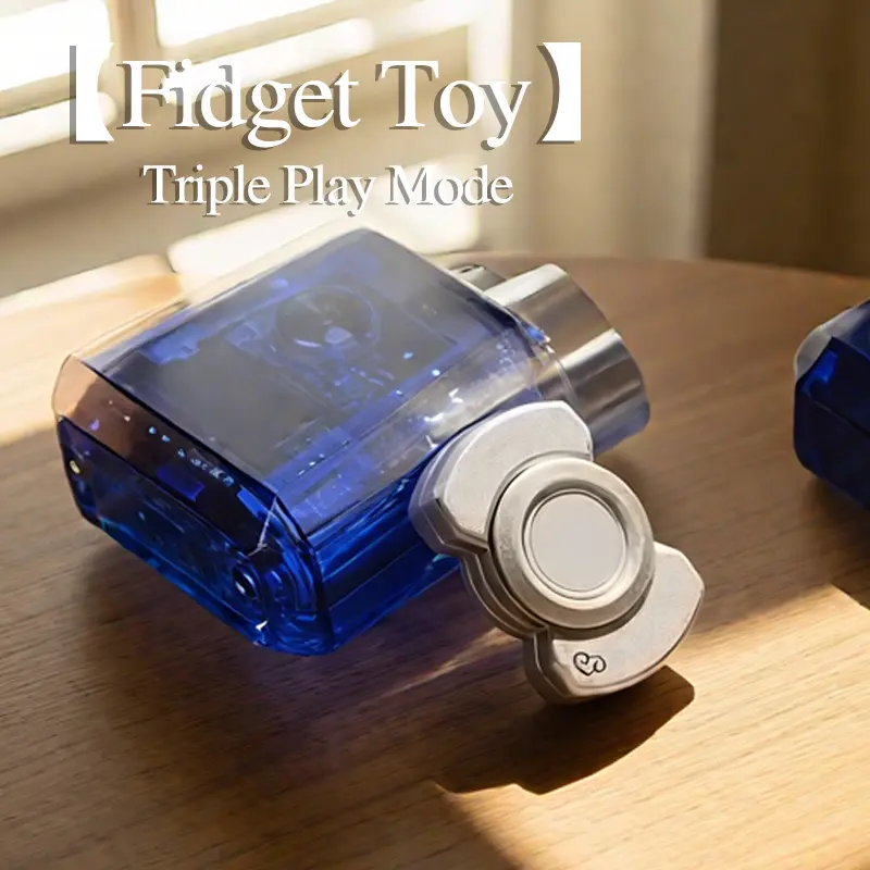 Metal Triple-Style Magnetic Fidget Spinner – Stress & Anxiety Relief for Adults with ADHD | EDC Toy Fidget toy adult kids gift