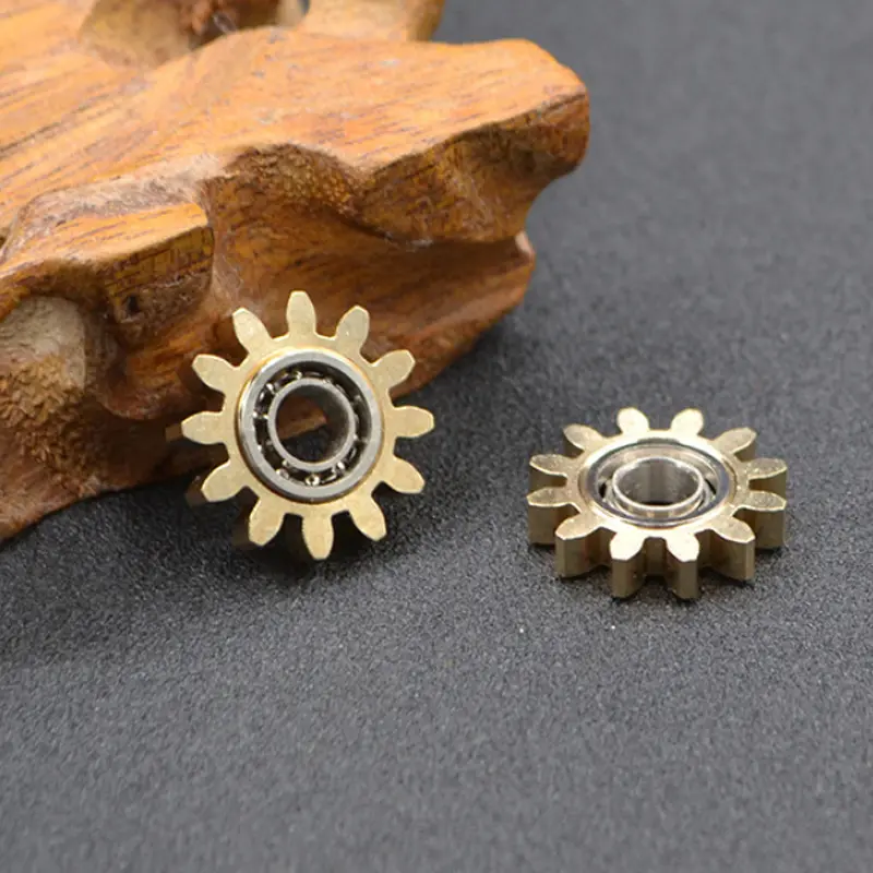 Mini Metal Gear Gyroscope Fidget Spinner Stress Relief Adult Gift Sliver Black Gyroscope for Children Antistress Hand Toys Gift