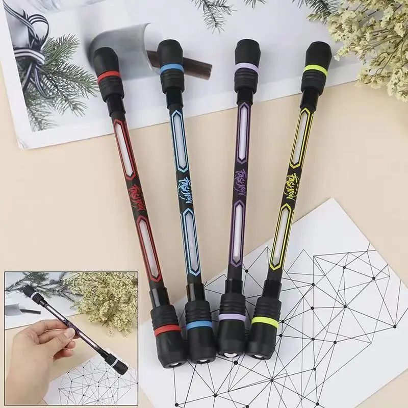 Children's Adult Novelty Funny Creative Finger Toy Anti-pressure Rotary Pen Plastic Rotary Decompressor Non-slip Hand Rotator