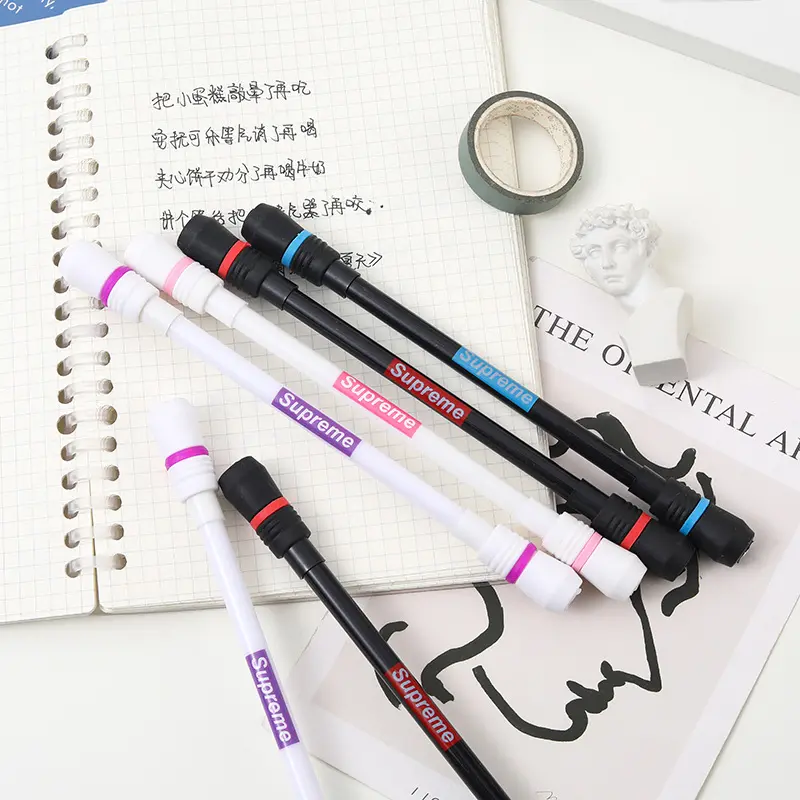 Children's Adult Novelty Funny Creative Finger Toy Anti-pressure Rotary Pen Plastic Rotary Decompressor Non-slip Hand Rotator
