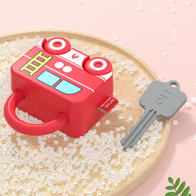 Baby Learning Lock with Key Car Games Montessori Educational Toy Number Matching Lock Toys Sensory Toys For Kids 1 2 3 Years
