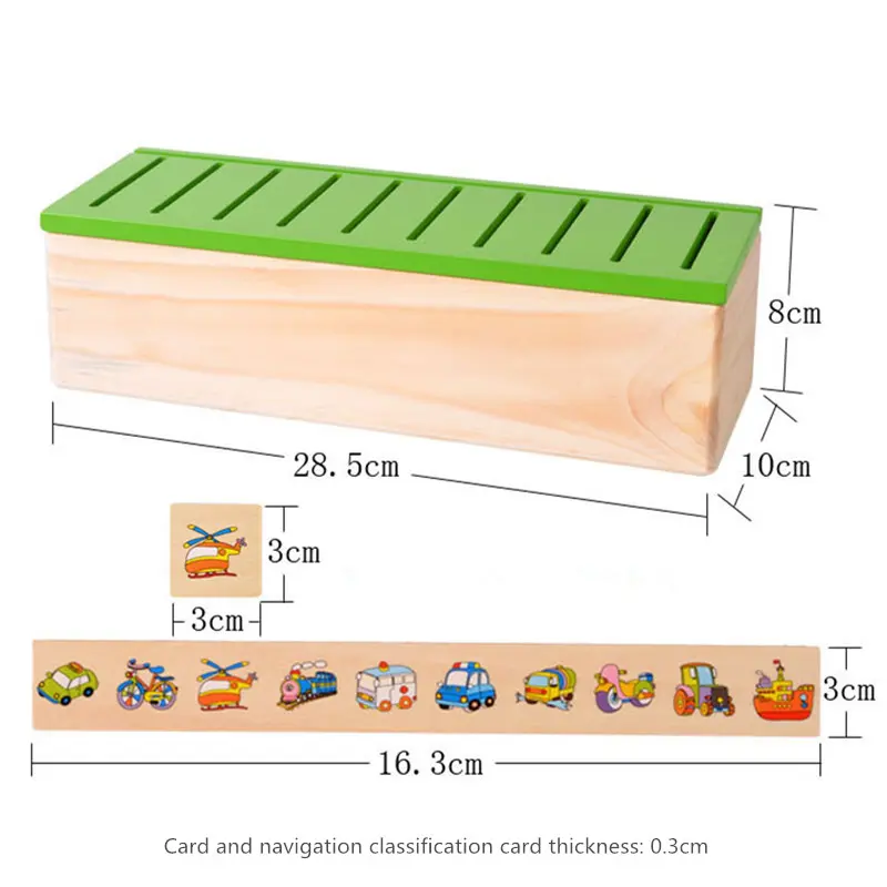 Montessori Toy Children Wooden Creature Cartoon Puzzle Intelligence Learning Montessori Early Education Puzzle Toy Suit