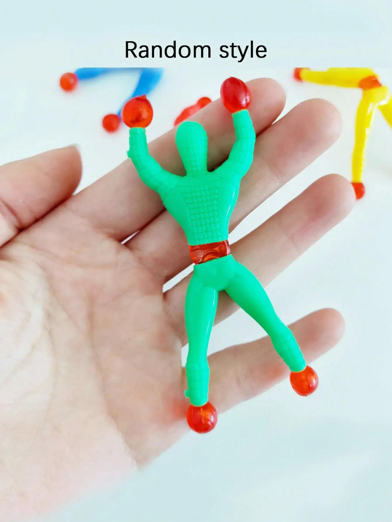 10/20/30/50 children's fun sticky wall climbing toys, plastic wall climbing flipping classic gifts, children's novel toys