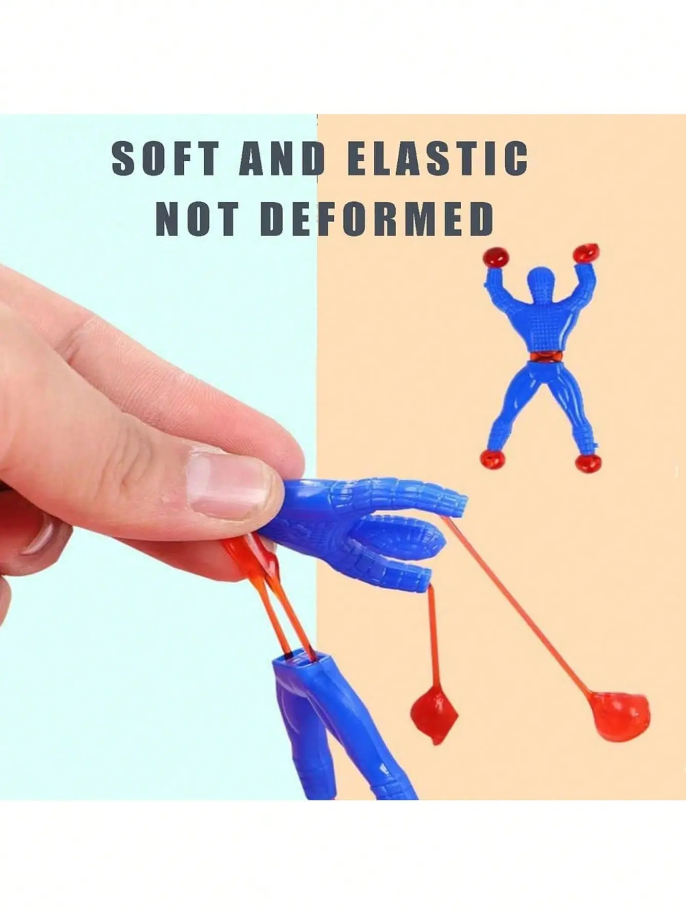 10/20/30/50 children's fun sticky wall climbing toys, plastic wall climbing flipping classic gifts, children's novel toys