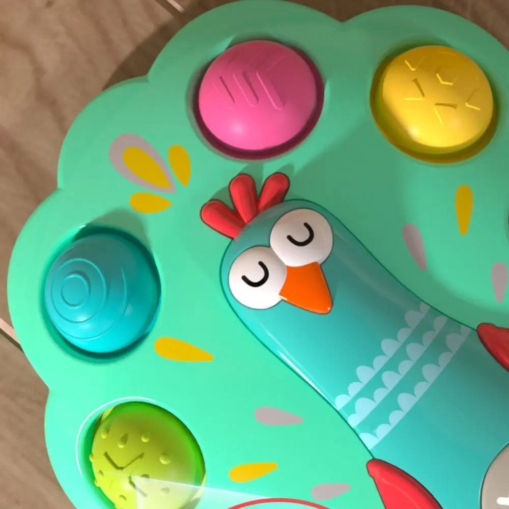 Button Play Toys Sensory Push Toy Finger Training Montessori Multi Textured Press Toy Logical Thinking Sound