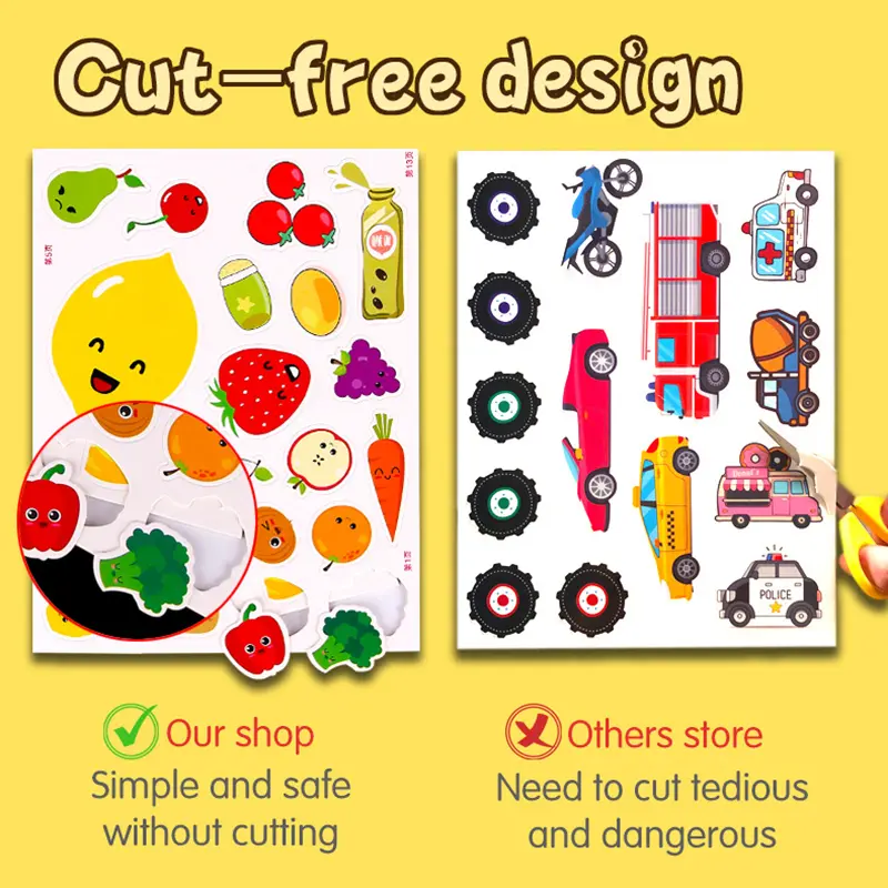 Quiet Busy Book Montessori Toys for Toddler Preschool Activity Binder Busy Board Autism Early Educational Learning Toys For Baby