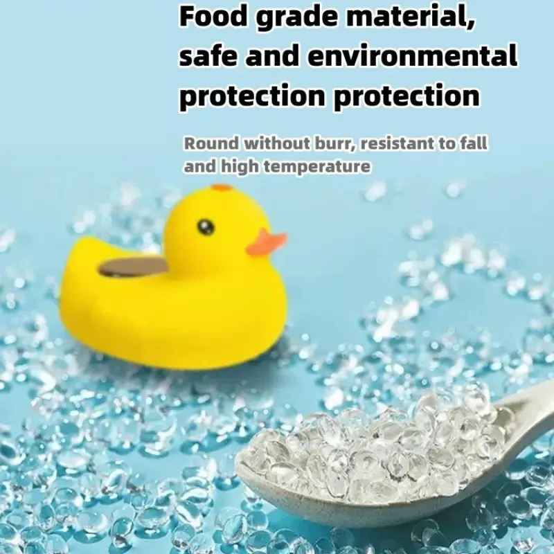 Little Yellow Duck Thermometer Baby Bathtub Shower Water Thermometer Baby Safe Temperature Sensor Floating Waterproof Baby