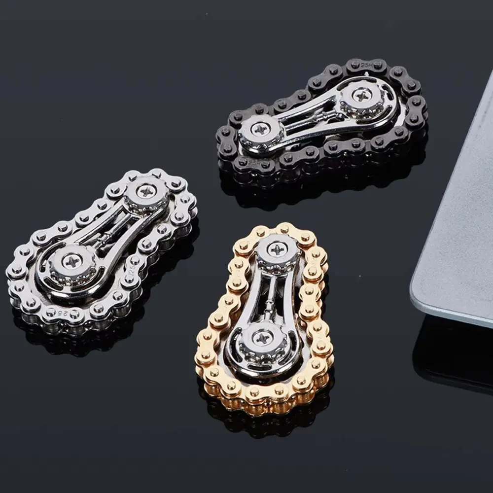 EDC Spinner Sprocket Fidget Spinner Antistress Anxiety Metal Bike Chain Flywheel Fingertip Gyro Stress Relief Durable