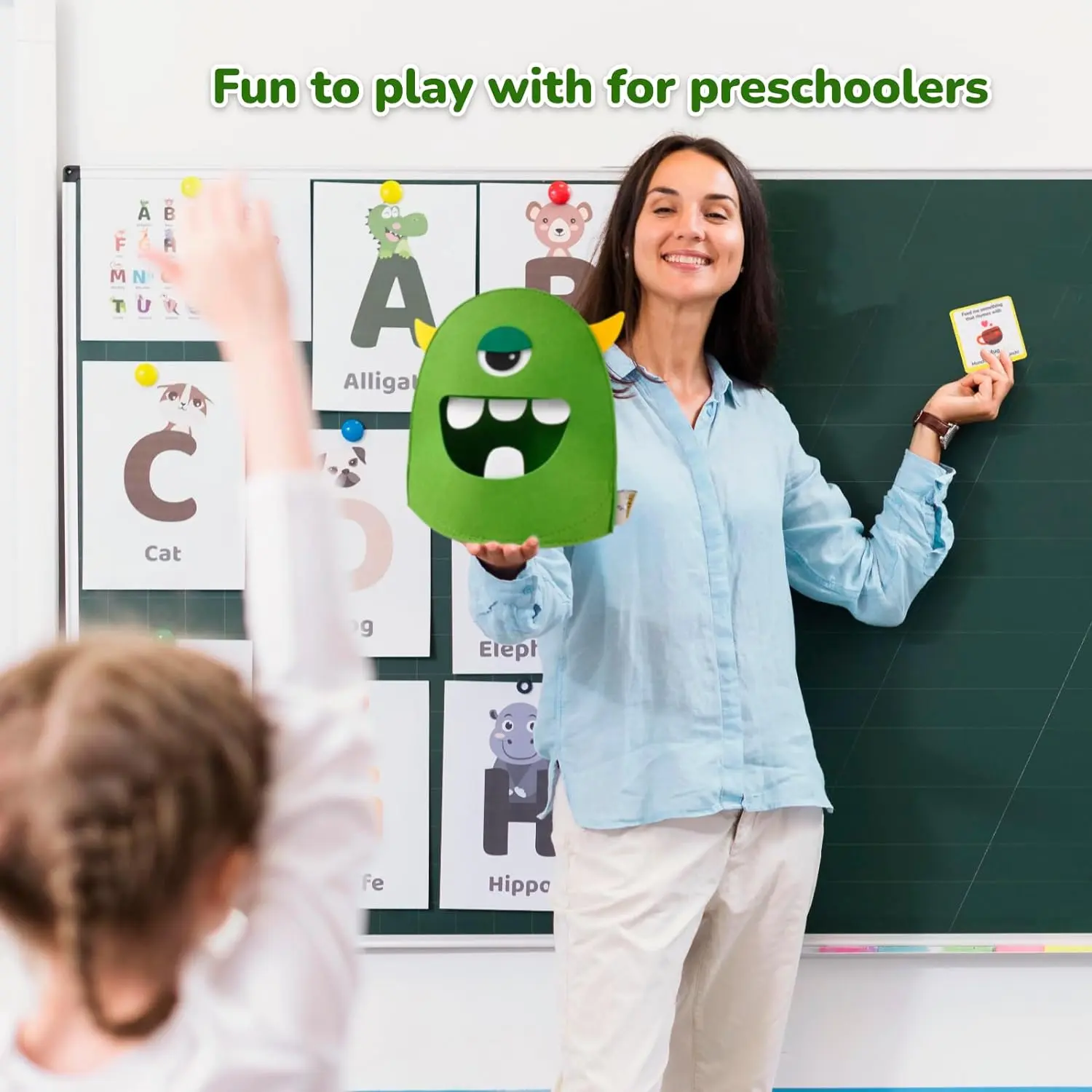 Montessori Toddlers Toys Early Educational Alphabet Learning Toy Color Cognition Shape Matching Toy Fine Motor Skills Toys