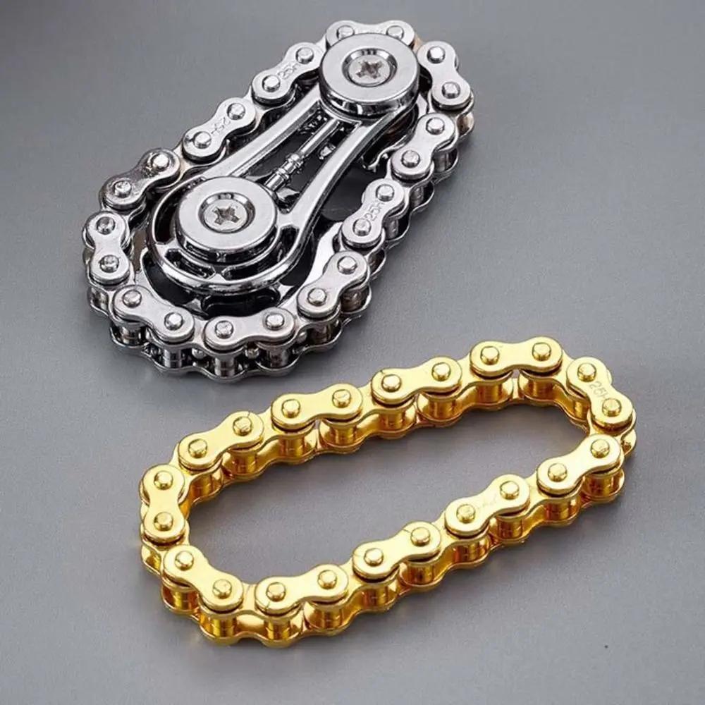 EDC Spinner Sprocket Fidget Spinner Antistress Anxiety Metal Bike Chain Flywheel Fingertip Gyro Stress Relief Durable