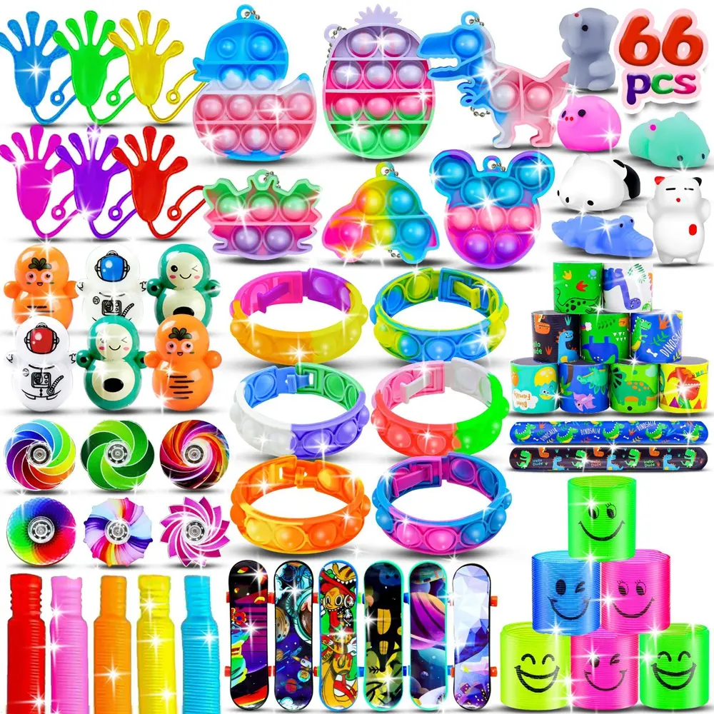 Fidget Toys Pack Stuffers for Party Favors Autism Sensory Toys Stress Autistic ADHD Anxiety Carnival Treasure Classroom Prizes