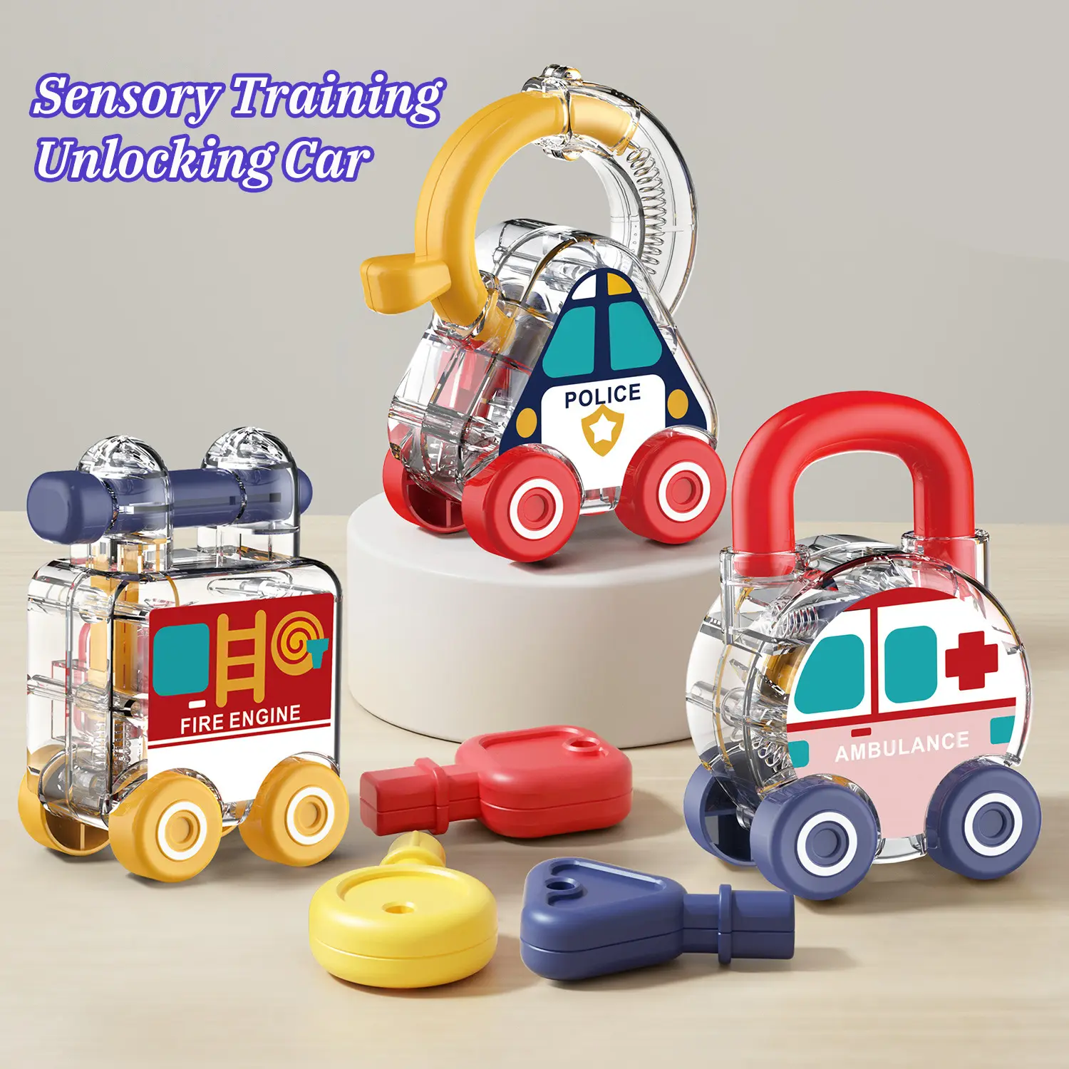 Children Early Education Learning Interaction Toys Baby Sensory Development Puzzle Games Toys Car Locks Switch Normal Toys Gift