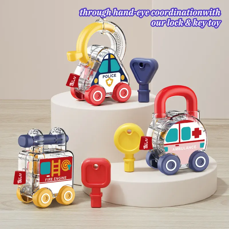 Children Early Education Learning Interaction Toys Baby Sensory Development Puzzle Games Toys Car Locks Switch Normal Toys Gift