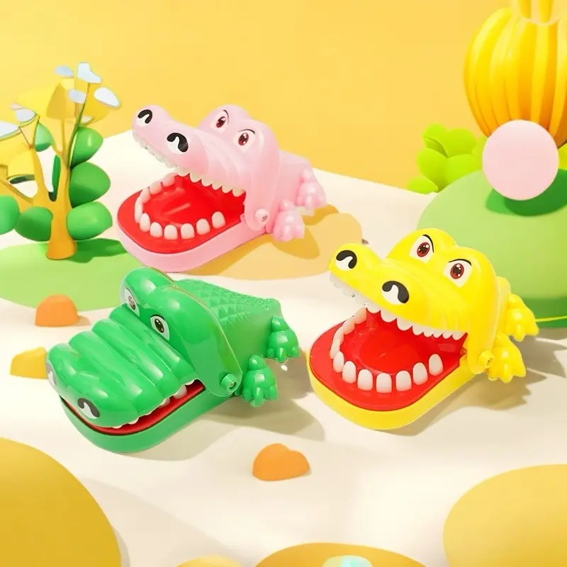 Bite Your Fingers, Crocodile Teeth - Tooth Extraction, Decompression and Prank Tool - Soft Rubber Teeth, Bite Hands Without Pain