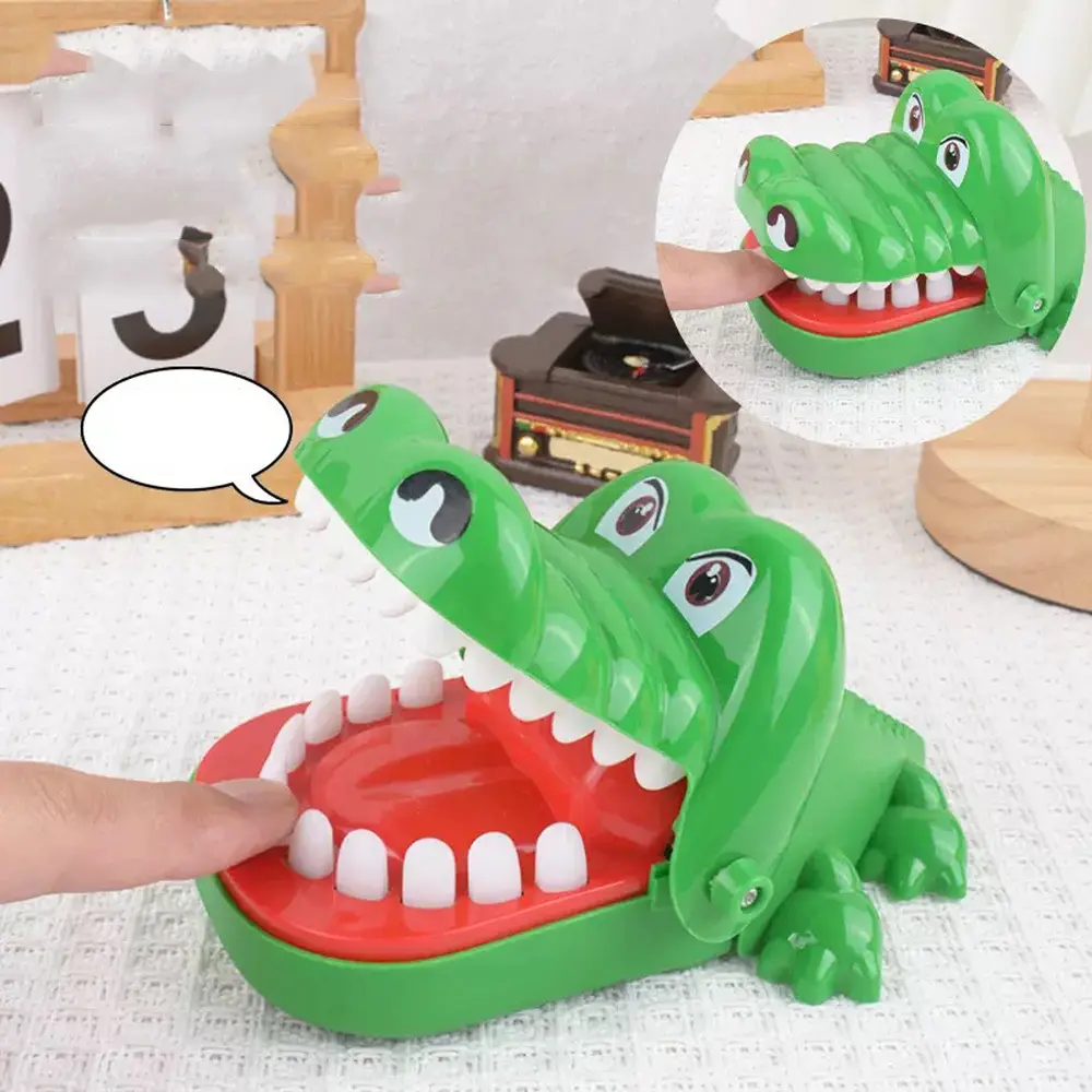 Bite Your Fingers, Crocodile Teeth - Tooth Extraction, Decompression and Prank Tool - Soft Rubber Teeth, Bite Hands Without Pain