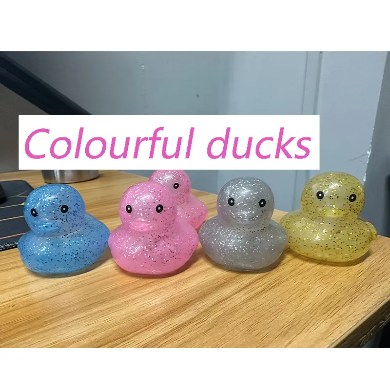1-100Pcs Rubber Ducks for Kids Colourful  Mini Duck Party Favors Bulk Ducks Summer Pool Floating Toys Rubber Ducks Birthday