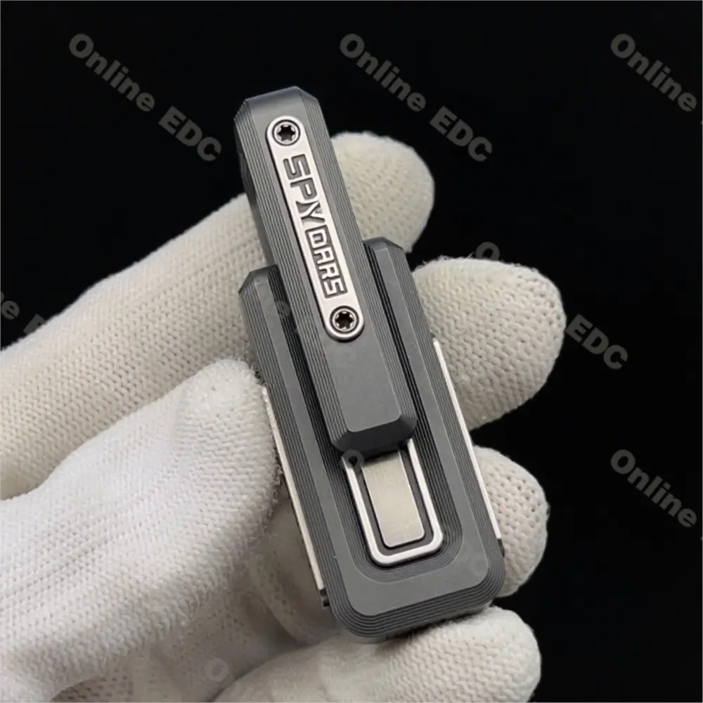 Used EDC Toys LAUTIE Xlock 2.0 Zirconium Fidget Slider Stress Relief Toy Portable Office Desk Accessories Push Slider