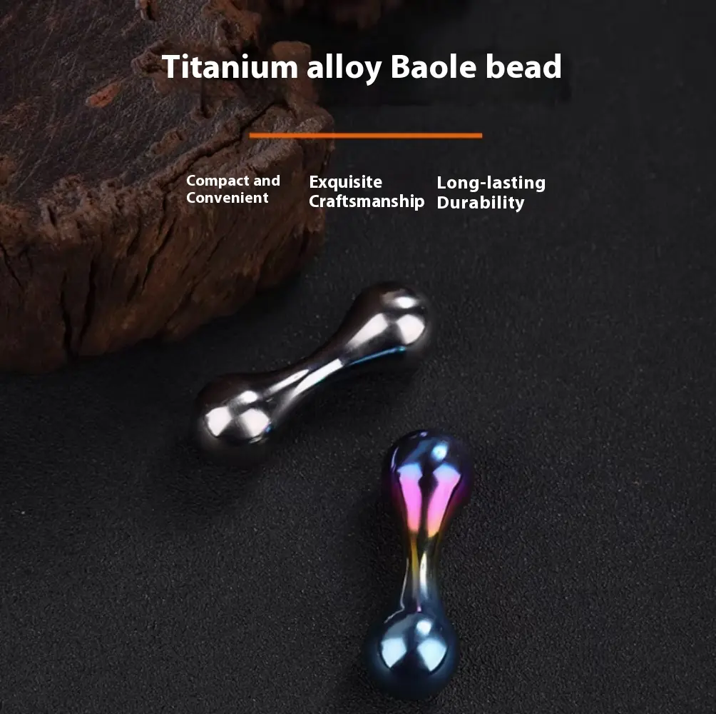 Baole Zhu Fingerbone Titanium Alloy Fingertip Gyroscope Begleri Toy Fingerbone Extreme EDC Stress Relief Autism ADHD Cool