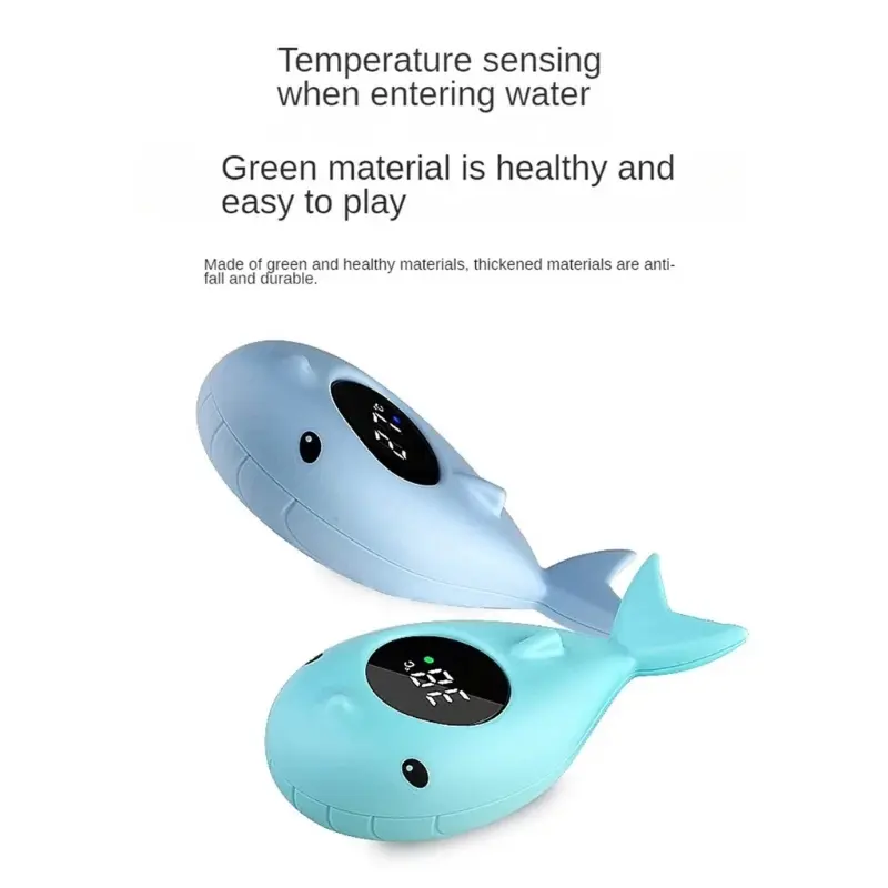 Baby Bath Thermometer Cartoon Digital LED Display Thermometer Water Temperature Meter Safety Bath Toy Floating Toy