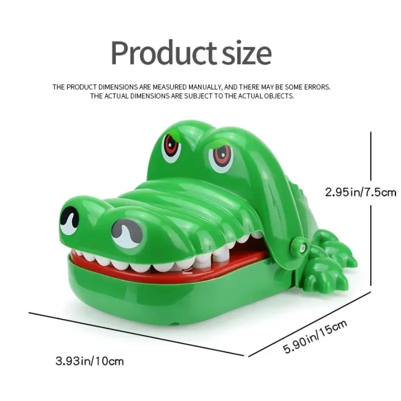 Crocodile Teeth Toys Children's Crocodile Bites Fingers Reaction Training Novelty Children's Lucky Game Trick Decompression Toy