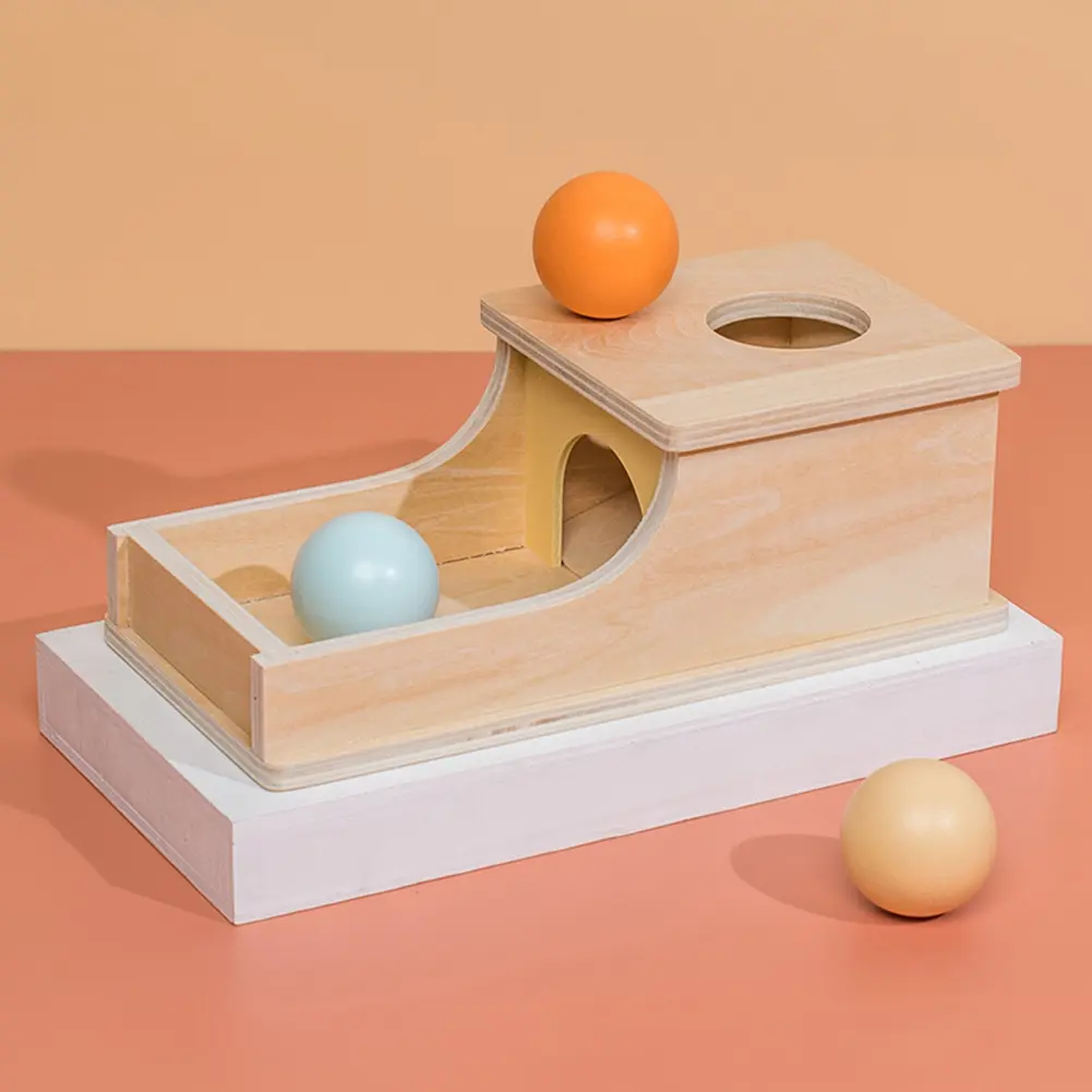 Wooden Object Target Box Montessori Matching Blocks Learning Early Educational Toys Puzzle Games for Toddler