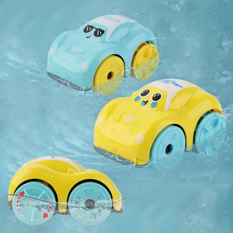Baby bath toys for children water play small yellow duck swimming baby kids play with water duckling small turtle boys and girls