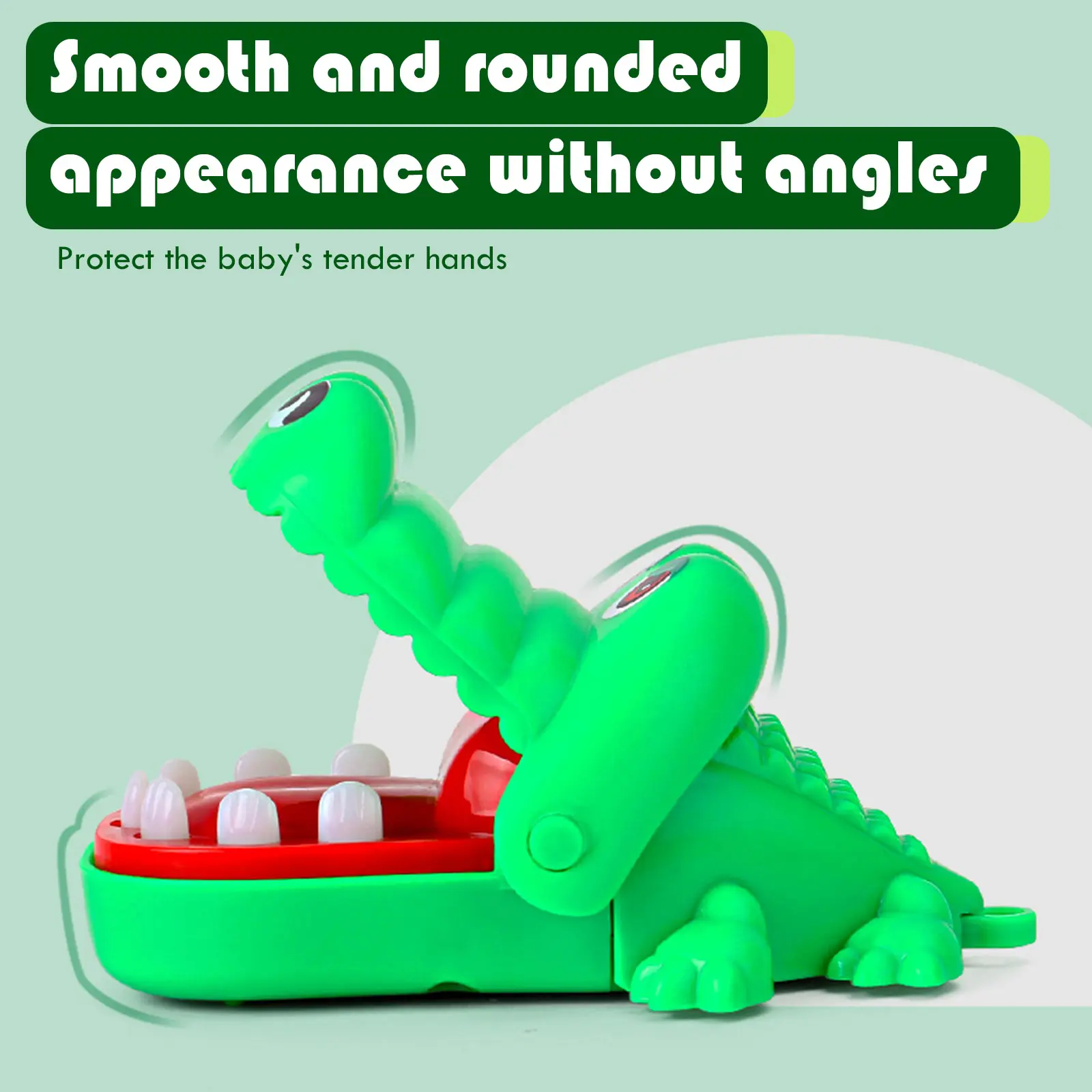Crocodile Teeth Toys Alligator Family Party Toy Interactive Funny Biting Finger Toy Creative Non‑Toxic for Kids