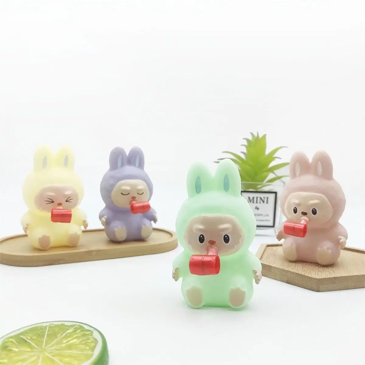 Little Bear & Rabbit Pressure Relief Toy - Tongue-Out Design for Stress Relief Fun Press And Roll the Tongue for Venting