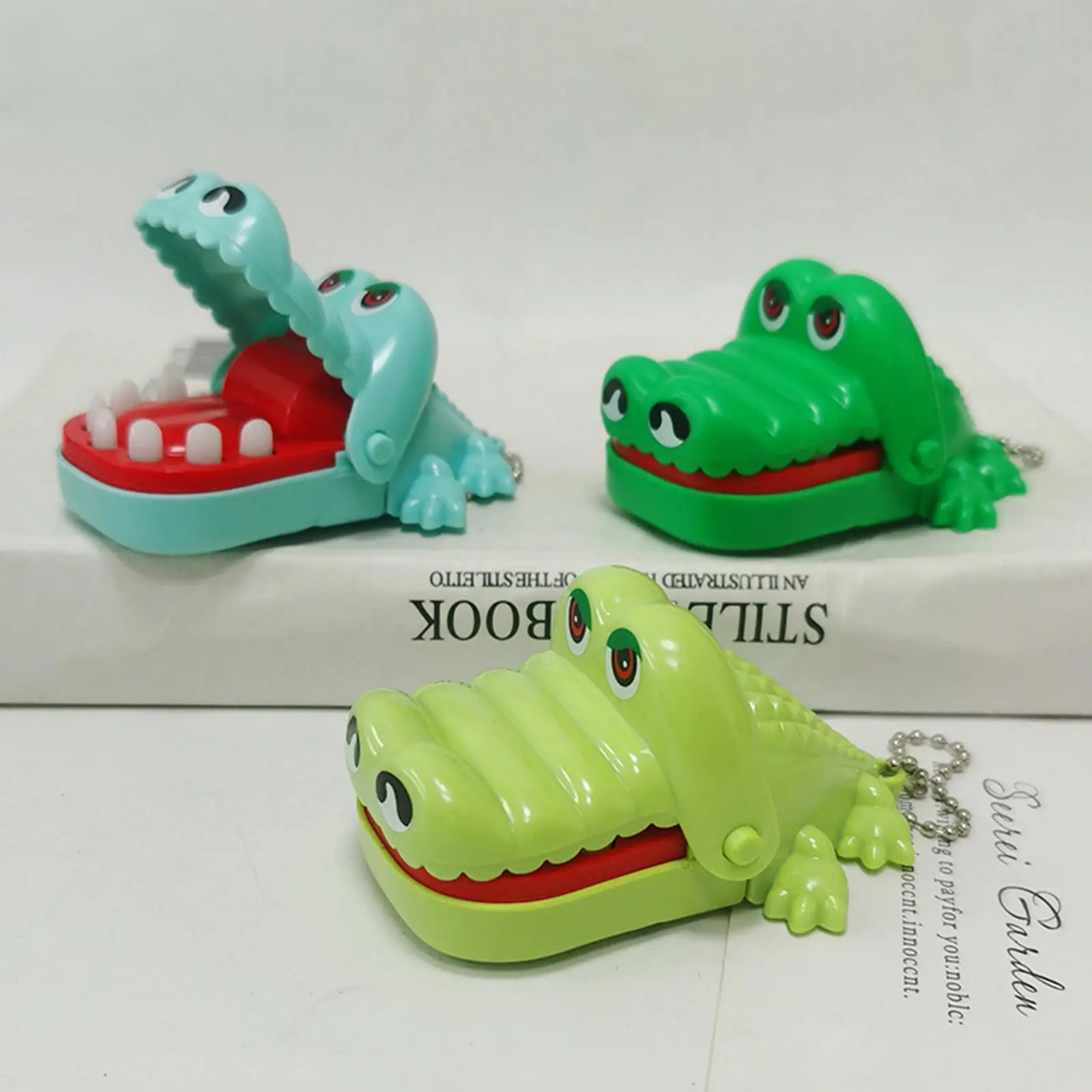 Crocodile Teeth Toys Alligator Family Party Toy Interactive Funny Biting Finger Toy Creative Non‑Toxic for Kids