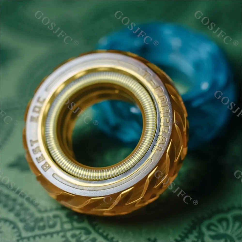 TOURIST&LL Ring Spinner Stress Relief Toy Fidget Toys For Adults Office Desk Gadgets Anxiety Toys
