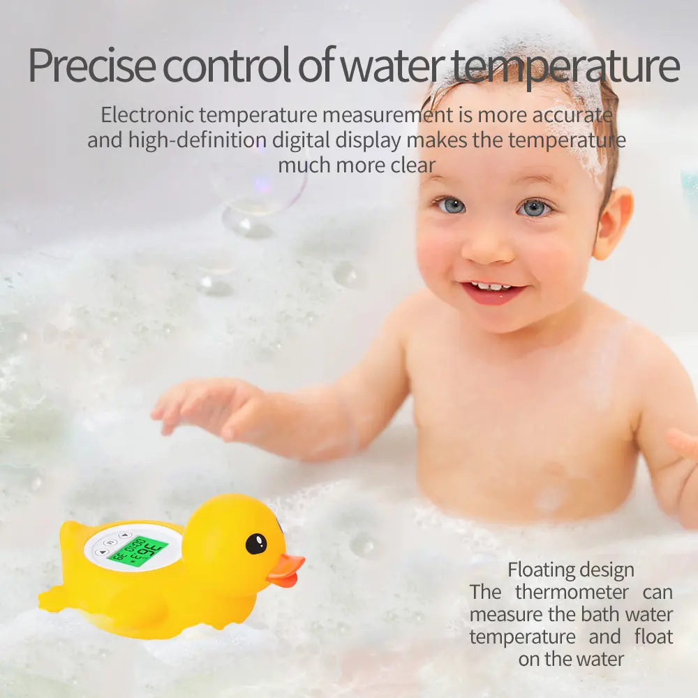 Baby Bath Thermometer Water Thermometer Tri-colorBacklit Floating Baby Bath Toy Bath Safety Temperature Thermometer
